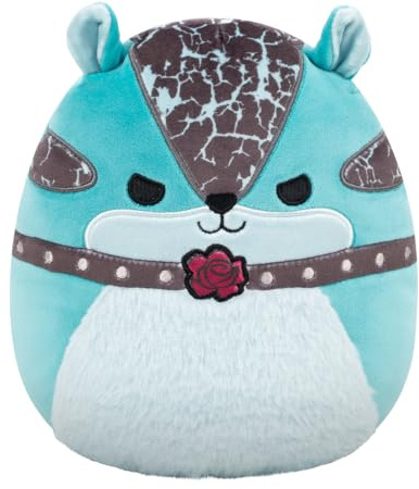 Squishmallows Original 8in Samsara the Teal Chipmunk with Choker – Official Jazwares Plush (Little)