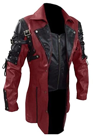 TYUIOP Cargo Jacket Waterproof Coat with Hood Mens Jackets Waterproof Coats for Men Work Jacket ski wear Men Motorcycle Duster Coat Motorcycle Leather B-red