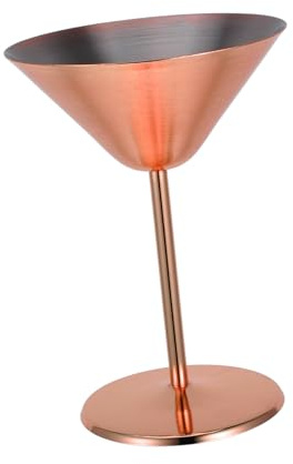 OKUMEYR Copa de Martini de Acero Inoxidable, Estilo Creativo y Moderno
