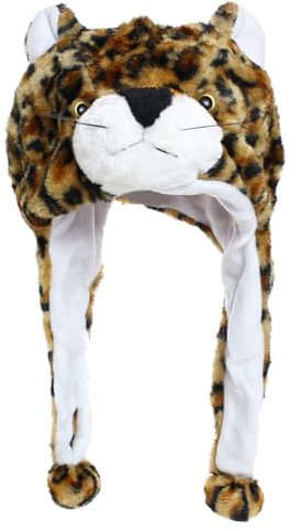 Gloop Tiermütze Wintermütze Hut Kopfbedeckung Kostüm Karneval Cap Hat Plüsch Tier Urlaub Cosplay Dress Up Lustiges Festival Geburtstagsgeschenk