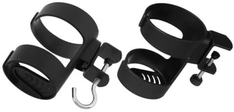Gatuida 2pezzi Portaborraccia da Scrivania in Plastica Portatazze da Caffè Laterale Morsetto per Organizer da Ufficio Accessori per Scrivania Portabicchieri d Acqua Compatibile Tazze