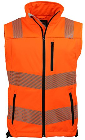 ASATEX Prevent Trendline Warnschutzweste PTW-SW, orange/schwarz, Gr. L