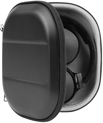 Geekria Shield Headphones Case Compatible with Skullcandy Crusher ANC 2/Evo, Hesh ANC, Replacement Hard Shell Travel Carrying Bag with Cable Storage (Black)