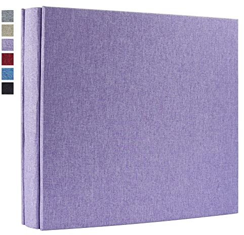 Vienrose Fotoalbum, traditionell, 10 x 15 cm, für Fotos mit 600 Hüllen, Leineneinband, großes Format, für Familie, Baby, Hochzeit
