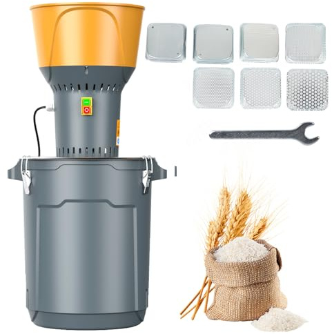 OUYOLAD Molinillo eléctrico de maíz de 25 litros de grano, molinillo de maíz, molinillo eléctrico de maíz por Farm Home