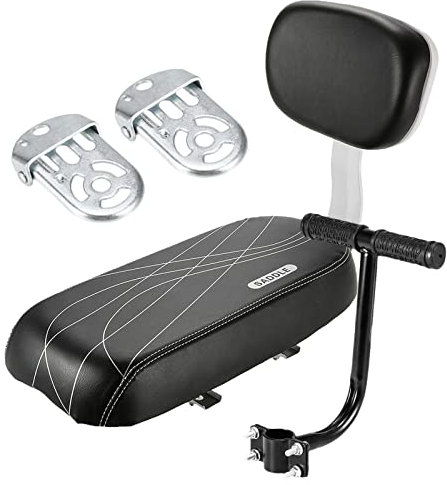 delr Fahrradkindersitze - Fahrrad Kindersitz - Hinten Kinderfahrradsitz Hinten montierter Kinderfahrradsitz Rückenlehne Rücksitzkissen Kindersitz für Kinder