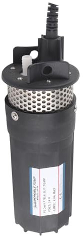 Stainless Steel Water Pump Deep Well Water Pump, Submersible Deep Well Water Pump Deep Well Pump Submersible Pump with Stainless Steel Fasteners (Black)