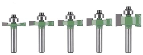 1/4/5/pcs 8MM Schaft T Typ Schlitz Bit Fräser Holzbearbeitung Fräser for Holz Bit Stirnfräser Hartmetallfräser Schaftfräser(5pcs)