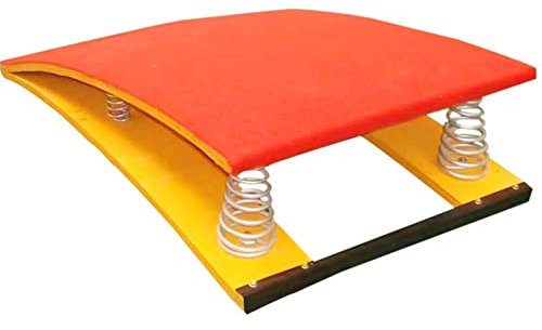 FYZLOIPU Sprungbrett fürs Turnen zum Üben, Trampolin-Sprungbrett für Zuhause, großes Pilates-Sprungbrett aus Holz, Sportgerät für die Heimschule