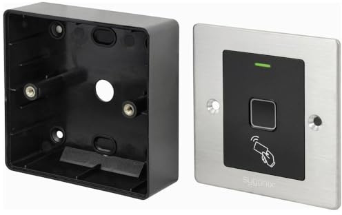 Sygonix SY-6097868 Fingerprint/RFID Zugangssystem Unterputz 12 V/DC, 18 V/DC IP66