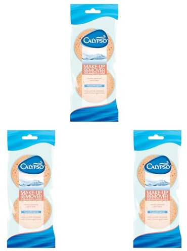 Calypso ESPONJA Desmaquillante - 100 g (1156-00709), 2 - De celulosa (Paquete de 3)