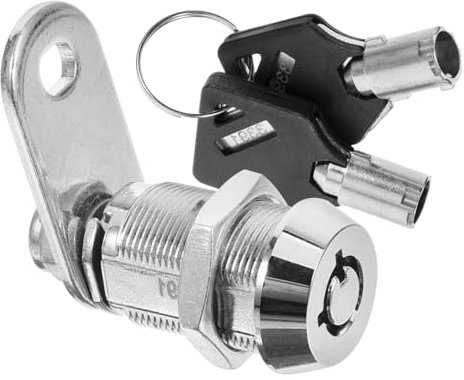 Holibanna Serrure à Came Métallique pour Cabinet Serrure de Sécurité pour Armoires avec Clé pour Protéger Vos Objets de Valeur