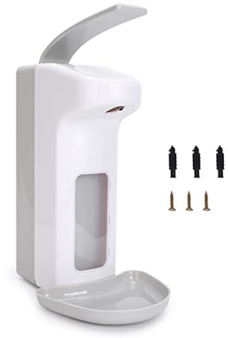 MAMJENNI Dispenser ad Alta Capacità per Disinfettante, Design a Goccia, per Uso Domestico in Ospedali e Asili, Flacone Grande 500 ml con Chiusura a Tenuta Stagna