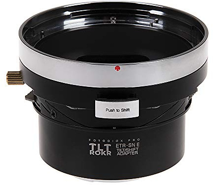 Fotodiox Pro TLT ROKR Tilt/Shift Lens Adapter Compatible with Bronica ETR Lenses on Sony E-Mount Cameras