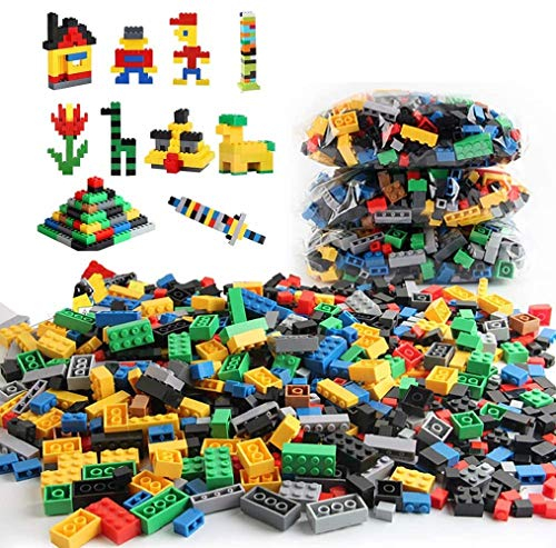 Sipobuy DIY BAU gebäude kreative Ziegel 1000 stücke Blocks Set, kompatibel mit Allen wichtigen Marken, Multi Farbe Formen, frühe Bildung Spielzeug Geschenk für 3 + Kinder