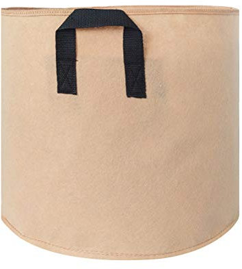 Dbtxwd Paquet de 5 Plantes, Sacs de Culture, Sac de Culture pour la Pomme de Terre avec poignées pour la récolte de légumes, de Fleurs et de Carottes de Pommes de Terre,Beige,200Gallon