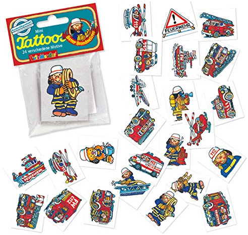 Lutz Mauder 24 Mini - Tattoos Feuerwehr Benny Brandmeister