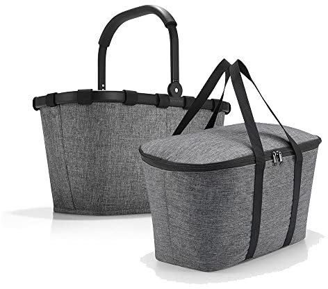 Set aus reisenthel carrybag BK + reisenthel coolerbag UH, Einkaufskorb mit passender Kühltasche
