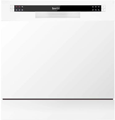 Table top dishwasher, 8 place settings and 6 programmes - White