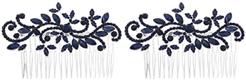 Garneck 2 Stücke Hochzeit Zubehör Diamant Braut Haar Kamm Stilvolle Kopfbedeckungen Foto Prop Mode Haarspange Für Frauen