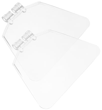 Schleifbock Augenschutz, Grinder Augenschutz 2St 304 Edelstahl Gehäuse Werkzeugschild Befestigung Zubehör für Schleifbock Mühlenschutz Schleifmaschinenzubehör Werkzeug für Schleif