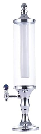Girafe à Bière, Girafe à Bière,Tireuse à Bière avec tube de glace et éclairage LED,pour la fête KTV Restaurant Buffet Barbecue(Color:Silver,Size:3000ML)