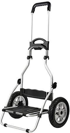 ZDHFFFUK Carrello Pieghevole per la Spesa | Carrello Robusto con Ruote | Portapacchi Durevole | Carrello Multiuso per Esterni