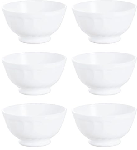 Luminarc Set de 6 tazones Trianon de vidrio opal 13 cm
