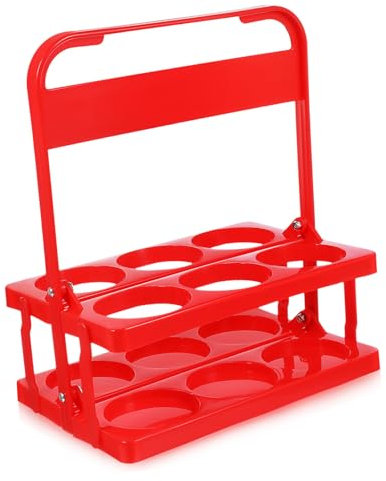 Cabilock Portable Beer Rack Handle Sturdy Folding Drink Holder for Car Outdoor Use