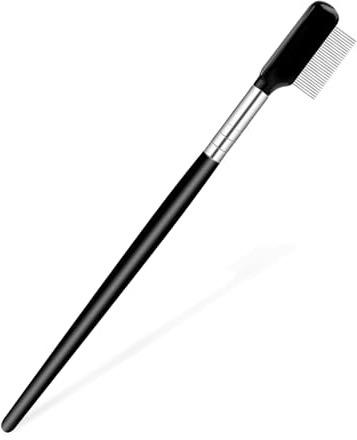 Peine de pestañas, herramienta separadora de pestañas, cepillo separador de pestañas, peine de cejas, cepillo de pestañas profesional de metal para maquillaje de ojos, cejas y aseo de pestañas