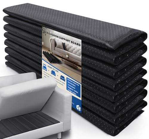 THMINS Heavy Duty Sofa Cushion Support Board, 21.5 x 70, Black, Double-Sided Non-Slip, Durable Plywood Construction Deep Support and Seat Protection