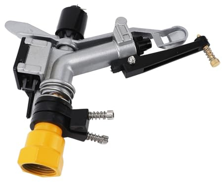 Topincn Lawn Sprinkler for Yard, Garden Sprinkler à 360 Degrés Auto Rotation pour Grande, Impact Sprinkler Irrigation Sprinkler Sprinkler Tête pour la Pelouse du Jardin