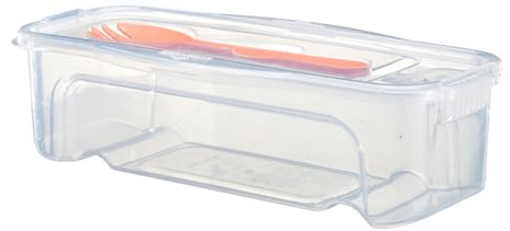 Microwave Pasta Maker - Transparent Spaghetti Container, Noodle Cooking Box | Airtight Lid Ramen Bowl with Fork Spoon, Fridge Food Organizer Bin, Mixed Vegetable Draining Tray for Kitchen Storage