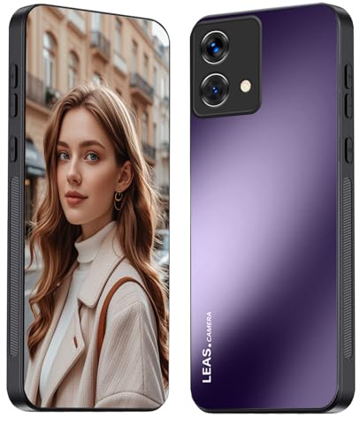 HAOYE Funda para Motorola Moto G84 5G con Carcasa Mate Escarchada, Slim Antideslizante a Prueba de Golpes, Protección Completa Antihuella - Púrpura