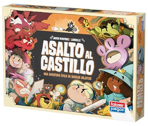 Asalto AL Castillo – Juego de Buscar Objetos para Niños y Familias | Juego de Mesa de Observación y Rapidez | 2-4 Jugadores | +8 Años | Party Game Visual
