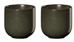 EKM Living ASA 2er Set Teebecher, nori COPPA D. 7,5 cm, H. 7,5 cm, 0,2 l. 19080192 Neuheit 2020 ! Vorteilsset beinhaltet 4 x den genannten Artikel und Set mit 4 Edelstahl Strohhalme