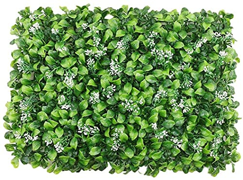 EIIDJFF Outdoor Garden Privacy Screen Decorative Backdrop Privacy Screen for Garden Backyard Green Artificial Hedge Panel Fake Plant Wall Faux Ivy Fence Lawn