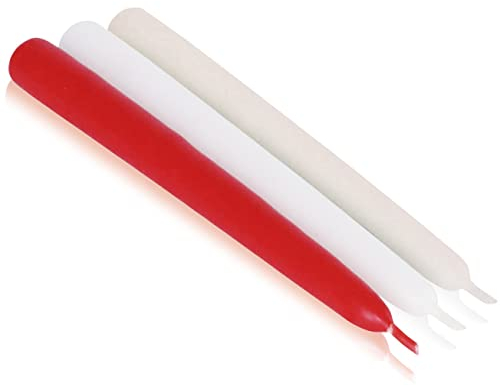 selbstlöschende Baumkerzen, durchgefärbte Qualität, handgetauchte Baumkerze, Geburtstagskerze, Haushaltskerze, Pyramidenkerze, Weihnachtskerze, Christbaumkerze (champanger, 20)