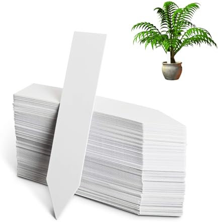 300Pcs Plant Labels for Outdoor Plants Plastic, Plant Tags, Plant Markers Garden Labels for Seed Herb Seedling Vegetable Flower Potted