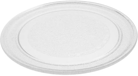 Mikrowellen Glasplatte 24, 5cm für Mikrowelle, aus Glas, 1 Stück | Praktisch und Bequem, Leicht zu Reinigen, Drehteller Einsatz, Glatte Oberfläche, für Täglichen Gebrauch