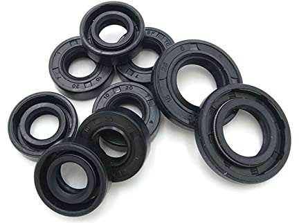 10 Stück NBR-Rahmen-Öldichtung ID 24 mm OD 31-55 mm Dicke 4-12 mm, verschleißfeste Nitril-Butadien-Gummi-Dichtungs-Wellendichtringe (Größe : 24x48x7 (10 pieces))