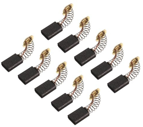 QUARKZMAN 20Pcs CB-411 Escobillas de Carbón para Motor, 13x9x6mm Cepillos de Carbón para Herramienta Eléctrica, Reemplazo de Reparación de Angular Amoladora Mesa Sierra Taladro de Mano