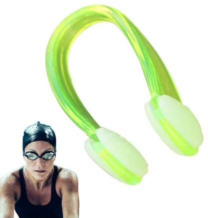 Pince-Nez pour la plongée, la Natation - Protection nasale à Clip - Antidérapant, Doux, imperméable, Confortable pour la Douche, Le Surf, la Natation, la plongée sous l'eau