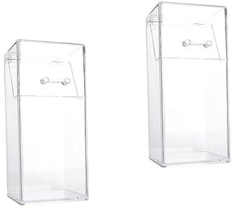 CAXUSD 2stücke Makeup Pinsel Organizer Aus Klarem Acryl Mit Deckel Multifunktionale Aufbewahrung Für Kosmetik Und Büroartikel Für Bad Schreibtisch Oder An Makeup-liebhaber