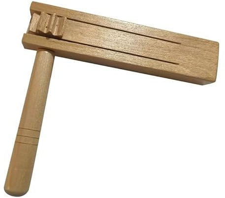 Créateur de Bruit à Cliquet en Bois,Instrument de Musique Enfant,Instrument de Musique pour Enfants,Crecelle Enfant,éducatifs Jouets à Cliquet,pour Les Fêtes Les Jeux et Festifs