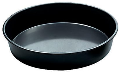 G.T. INOX Teglia da forno rotonda ferro blu -ø 50 bordo h. 4