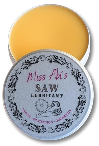 Saw Blade Lubricant by The Delighted Dragon; Wood Saw Lubricant, Saw Wax, Paste Wax for Table Saw