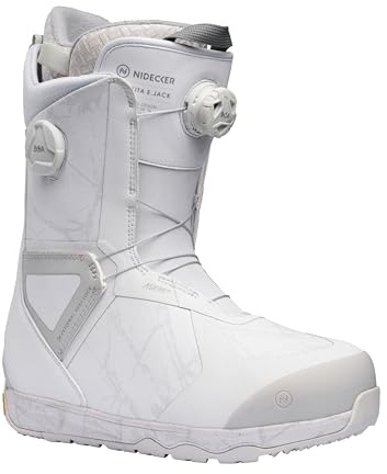 Nidecker Kita BOA Men's Snowboard Boots, Ejack White Camo, 10.5
