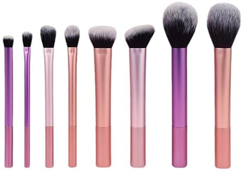 Lot de 8 pinceaux de maquillage professionnels Idéal pour le maquillage du visage et les débutants