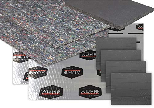 Audio System Door KIT 2.0 Dämm-Set: Schallisolierung für 2x Türen mit Neopren-Schaum, AluButyl und Silence Fleece Dämm-Vlies